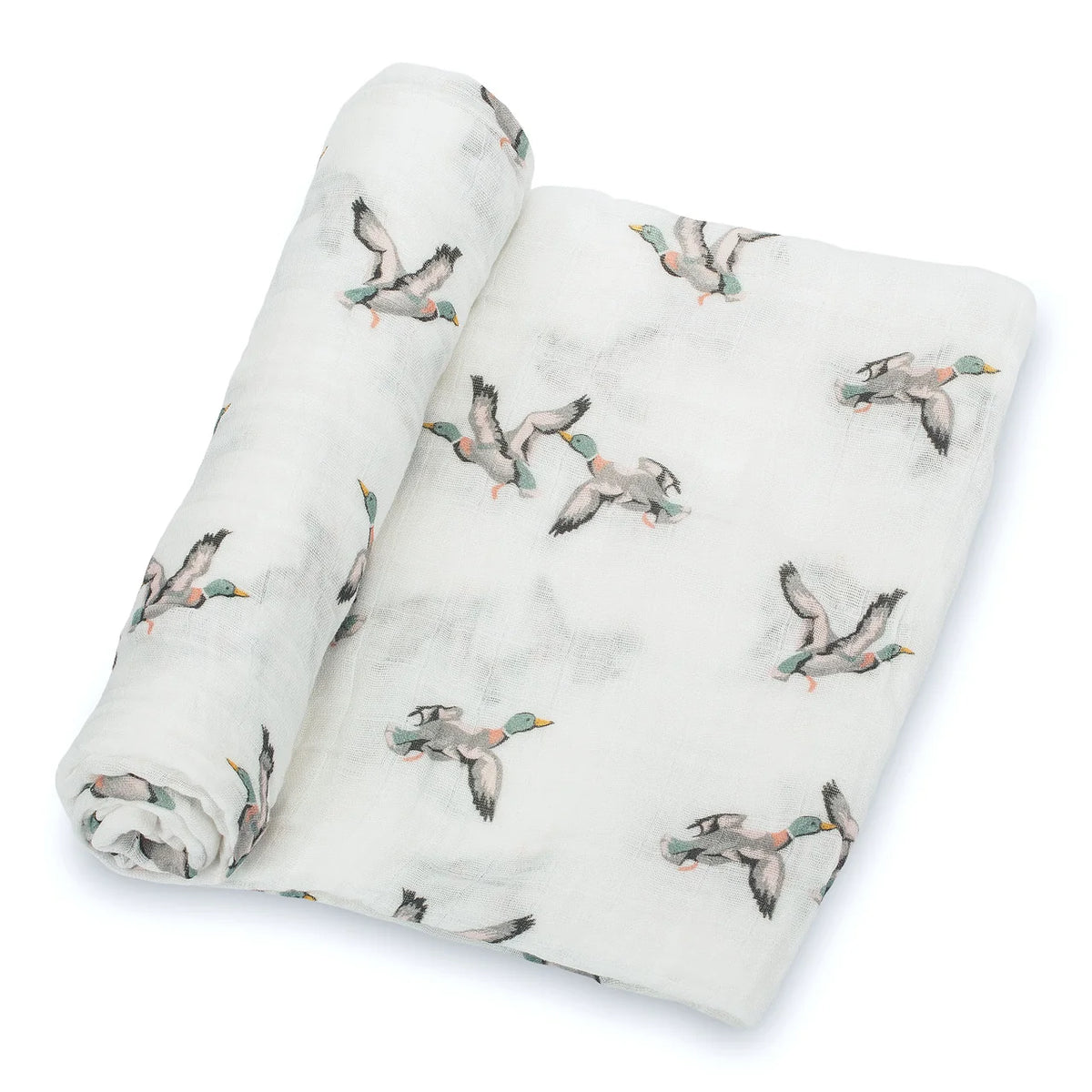 Mallard Duck | Muslin Cotton Swaddle Blanket