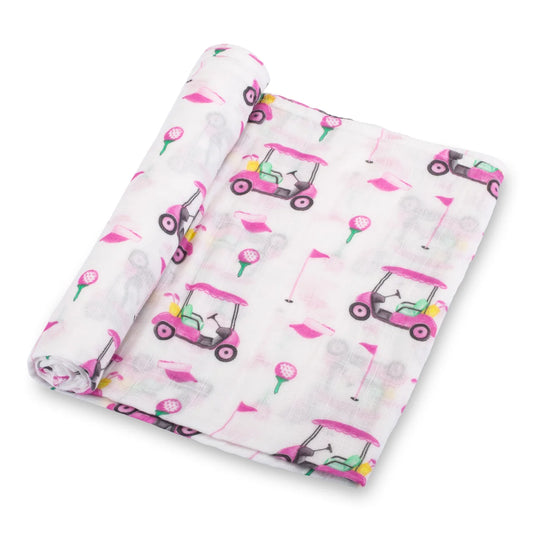 Little Miss Birdie Muslin Cotton Swaddle Blanket