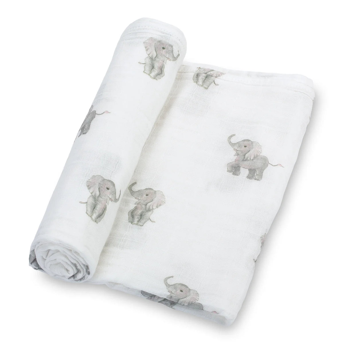 Elephantastic Muslin Cotton Swaddle Blanket