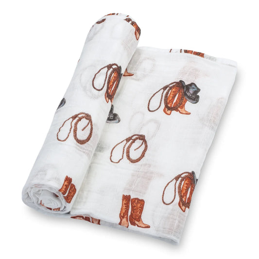 Better In Boots | Muslin Cotton Swaddle Blanket