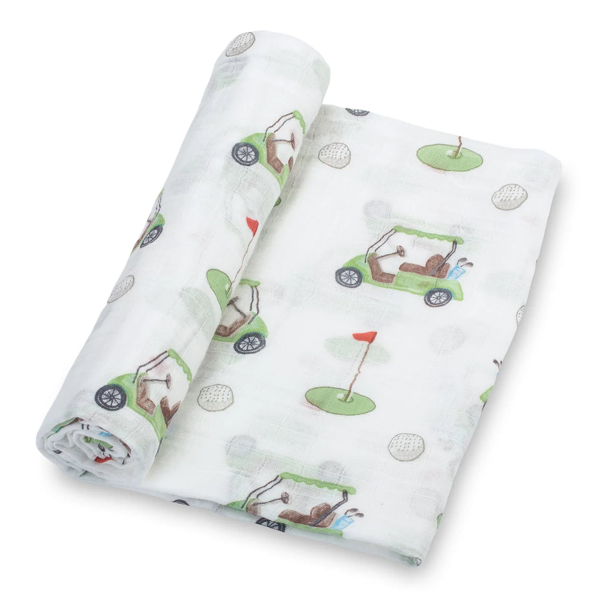 Golf A Round | Muslin Cotton Swaddle Blanket