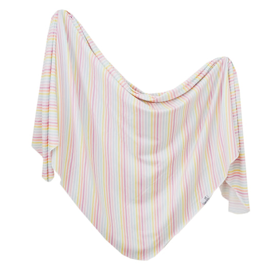 Copper Pearl Knit Swaddle Blanket - Lucky