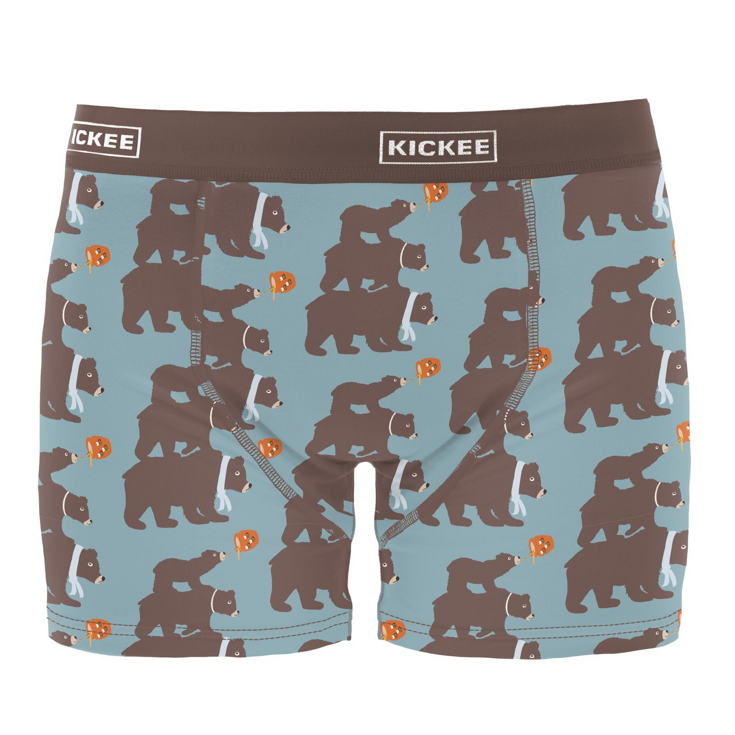 Stormy Sea Three Naughty Bears Men's Print Boxer Brief