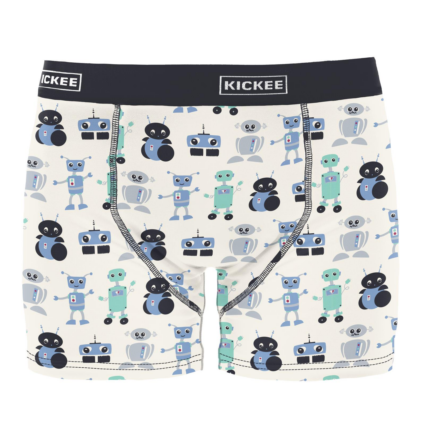 Natural Robots Men's Print Boxer Brief