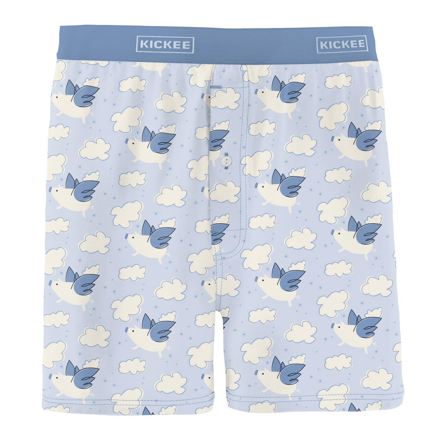 Dew Flying Pigs Men's Print Boxer Shorts