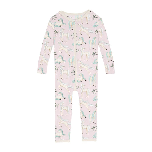 Shrinking Violet Sleeping Unicorns Convertible Sleeper with Zipper