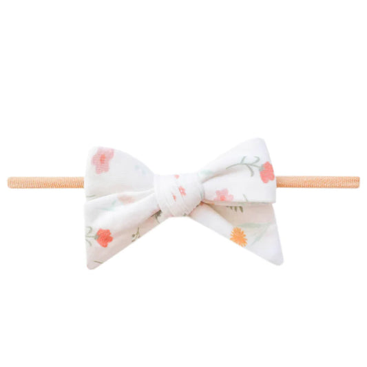 Copper Pearl Classic Nylon Bow - Mabel