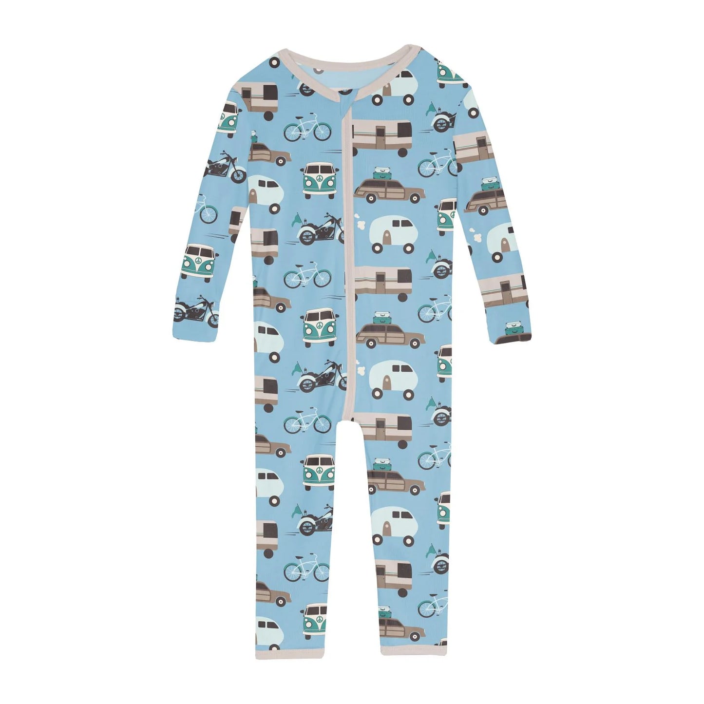 Seaside Blue on the Way Convertible Sleeper with Zipper