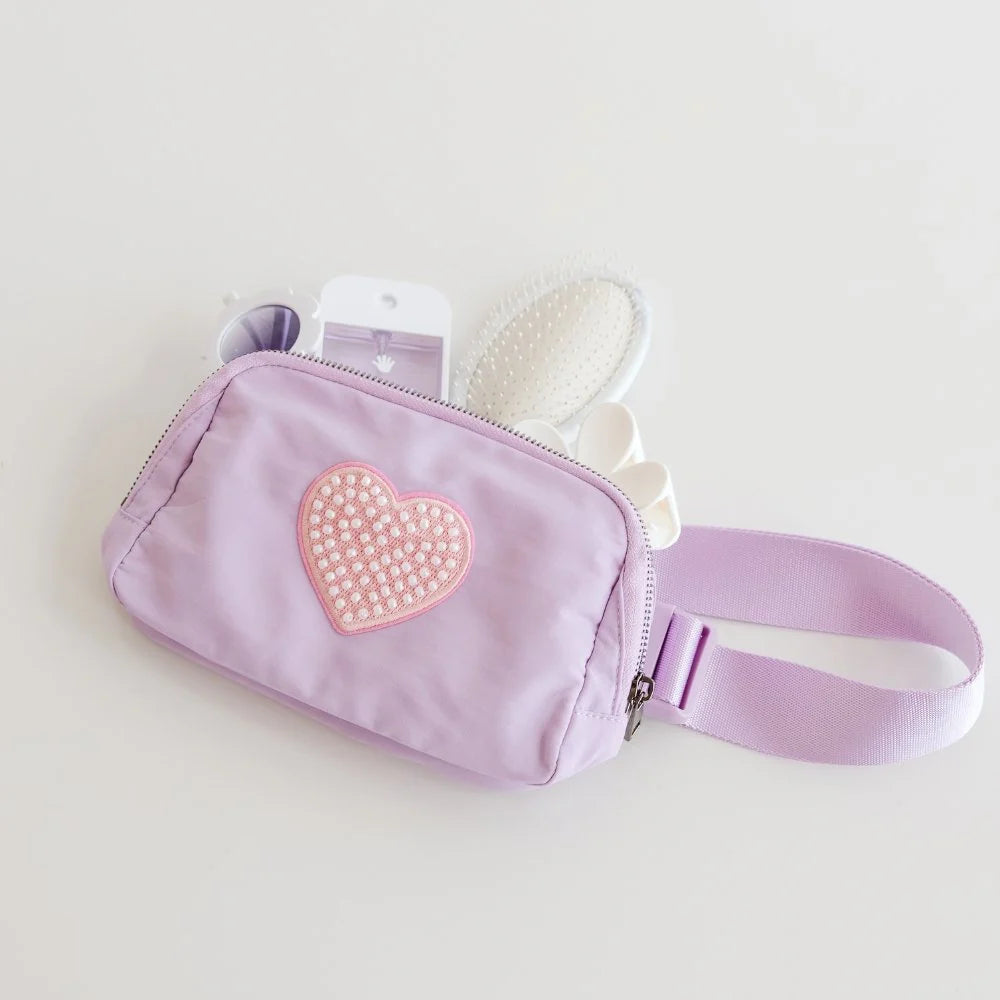 Pearl Heart Patch | Belt Bag