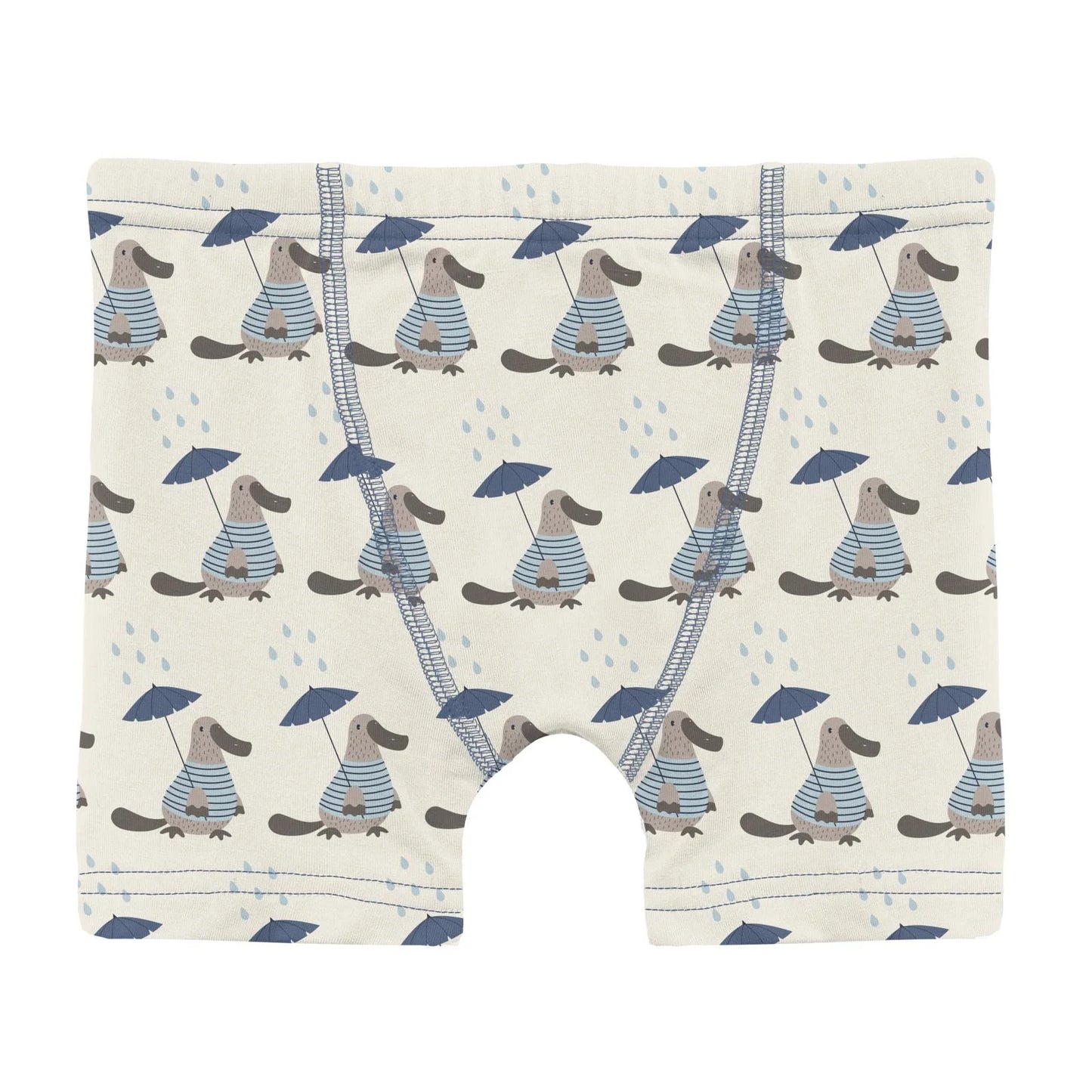 Boxer Brief | Natural Rainy Day Platypus