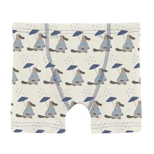 Boxer Brief | Natural Rainy Day Platypus