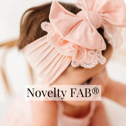 NOVELTY FAB® | Nylon Headband Bow