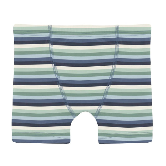 Boy's Boxer Briefs | Denim Stripe