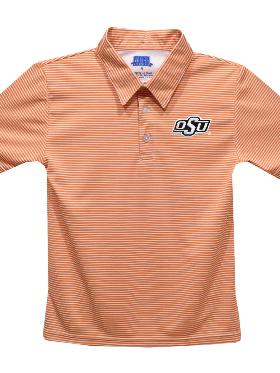 OSU Stripe Boy's Polo