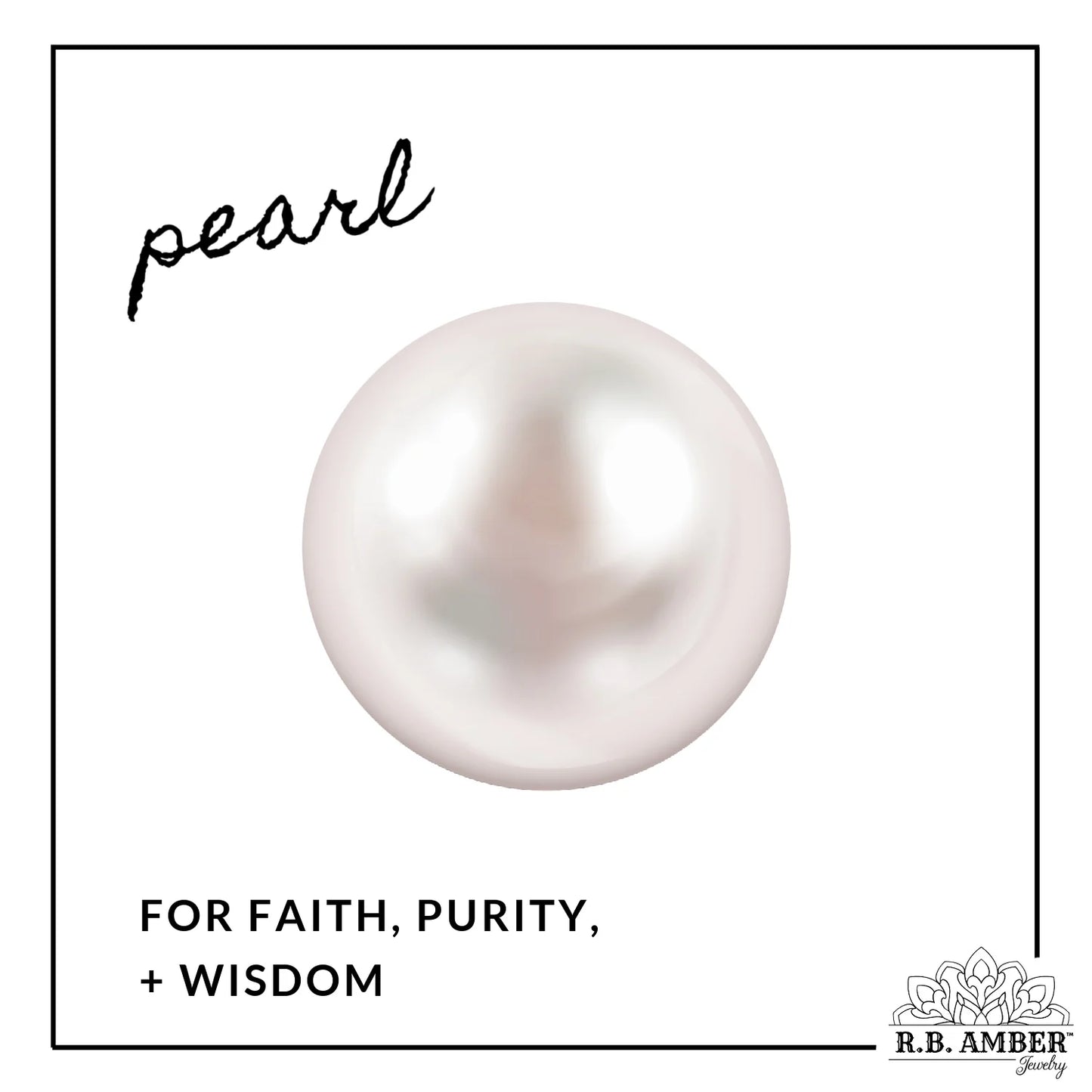 Freshwater Pearl Accent + Raw Cognac Amber Kids Necklace