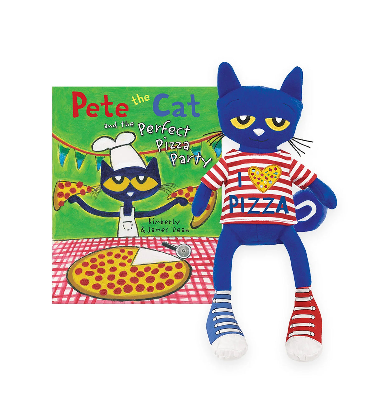Pete The Cat and the Perfect Pizza Party | Plush & Book Set