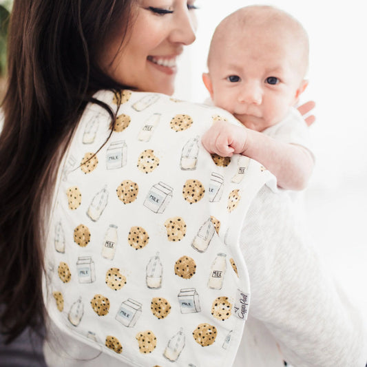 Copper Pearl Single Burp Cloth - Chip