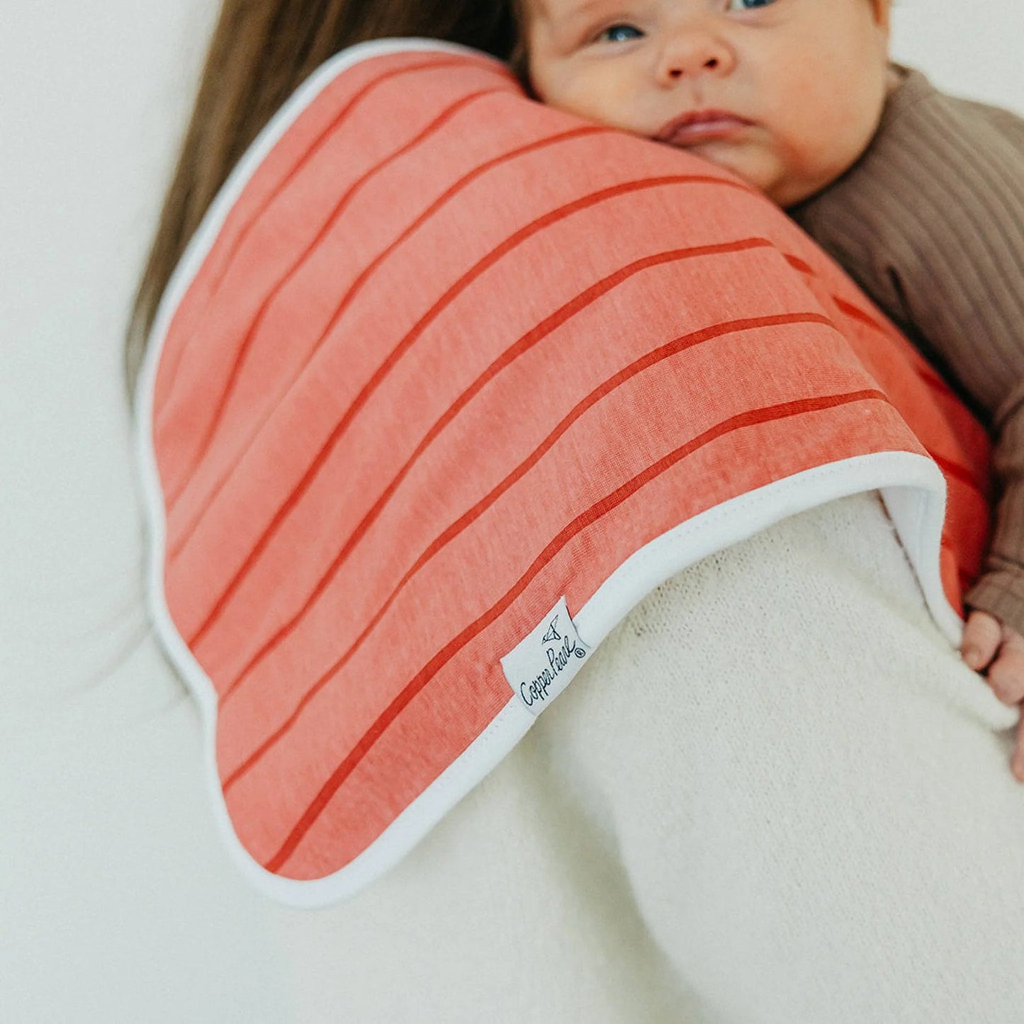 Copper Pearl Single Burp Cloth - Farmstead