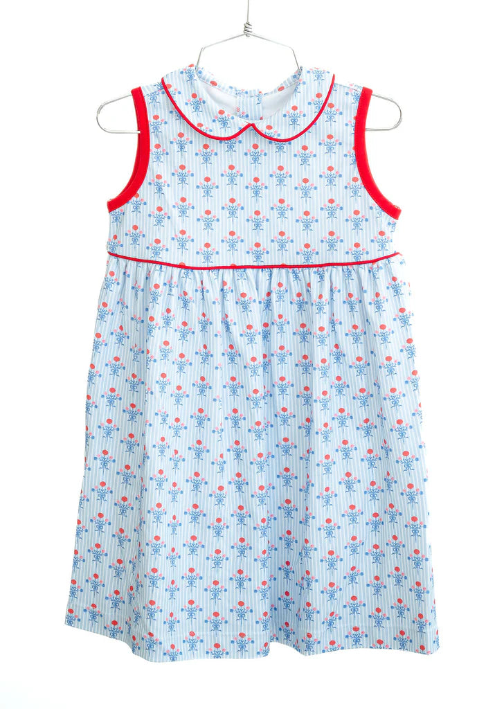 Patriotic Floral | Pima Libby Dress