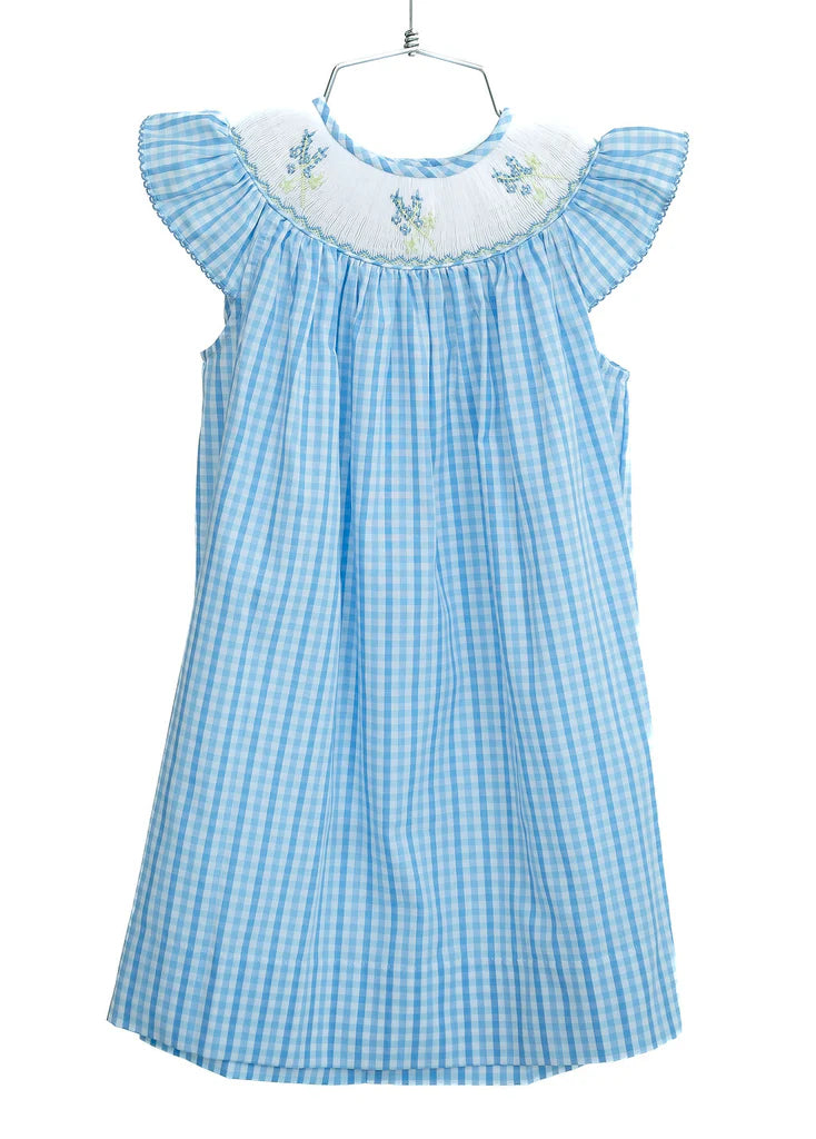 Bluebonnets Spring | Smocked Helen Dress