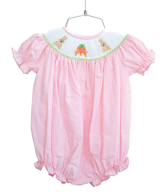 Easter Bunny & Carrots | Smocked Birdie Bubble