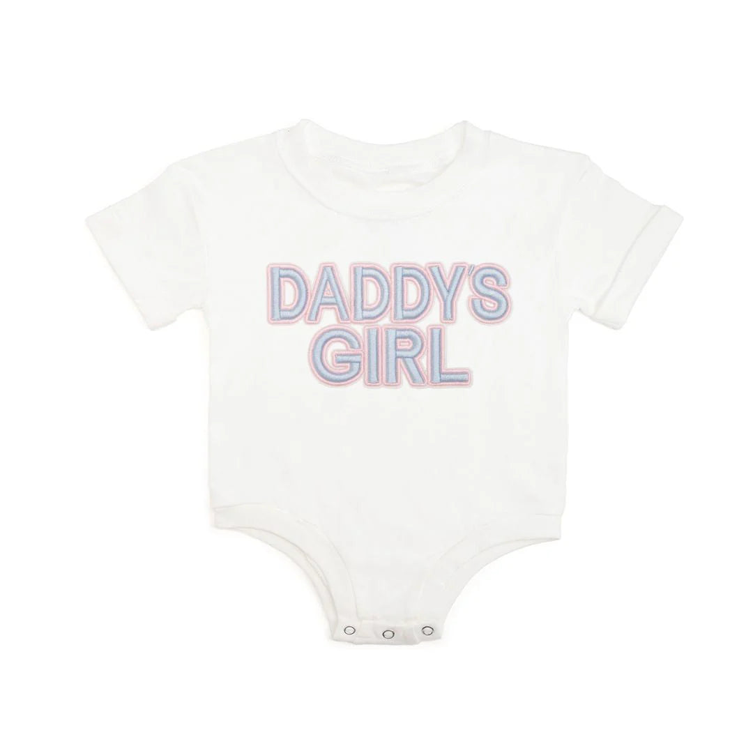 Daddy's Girl | Patch Short Sleeve Romper