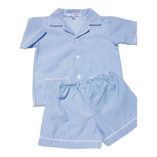 Blue Stripe | Short PJ Set