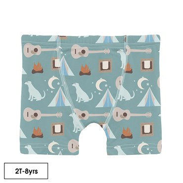 Jade Campfire Boy's Boxer Brief