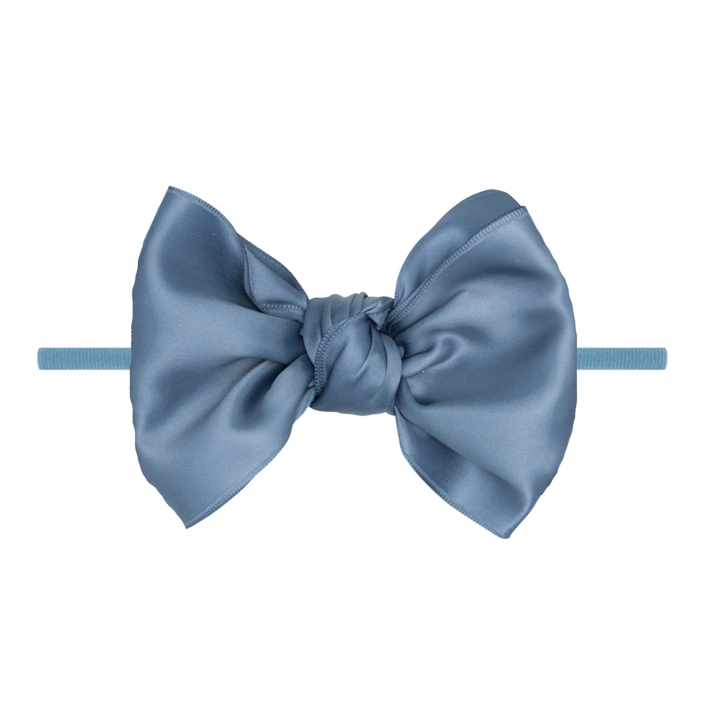 Satin FAB® Skinny | nylon headband with satin bow