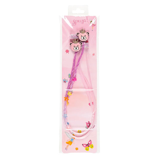 Bodine Bear Hair Claw-Pink & Lilac