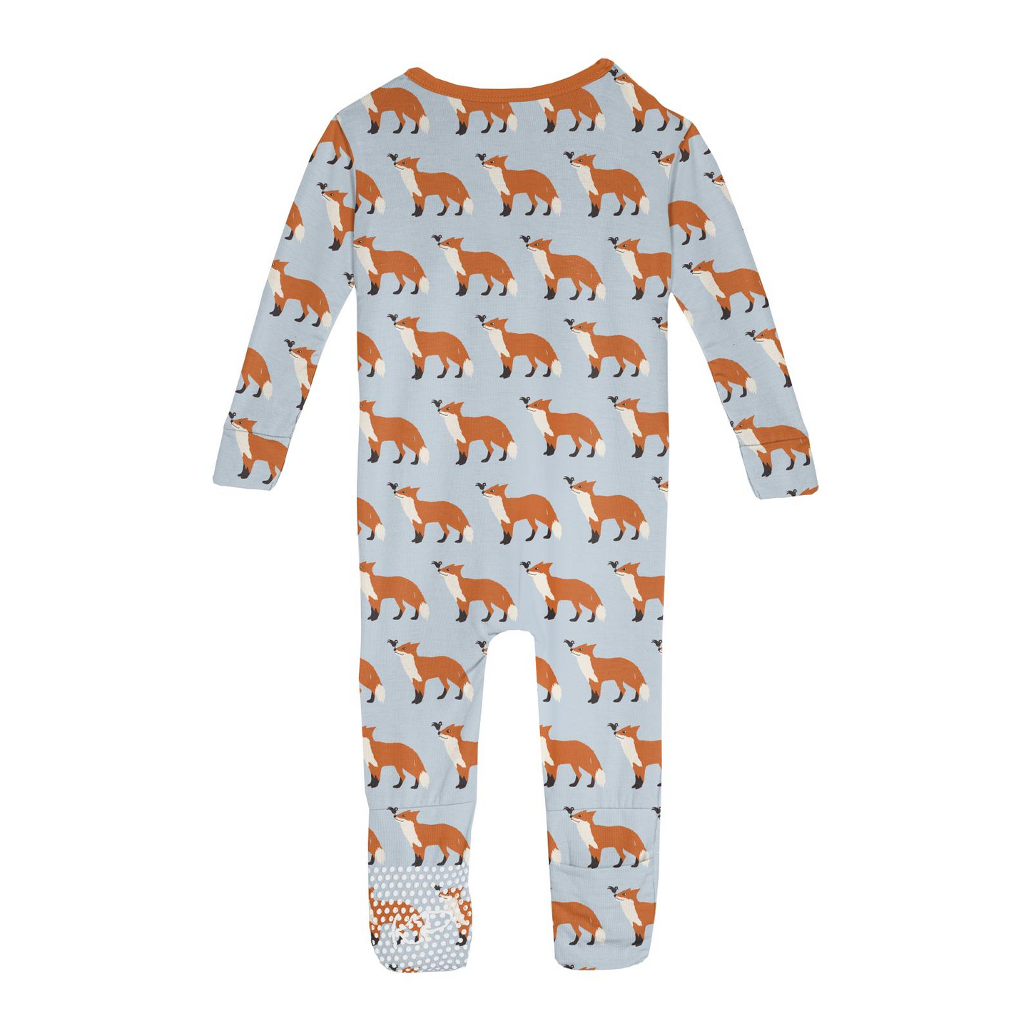 Illusion Blue Fox & The Crow Convertible Sleeper with Zipper