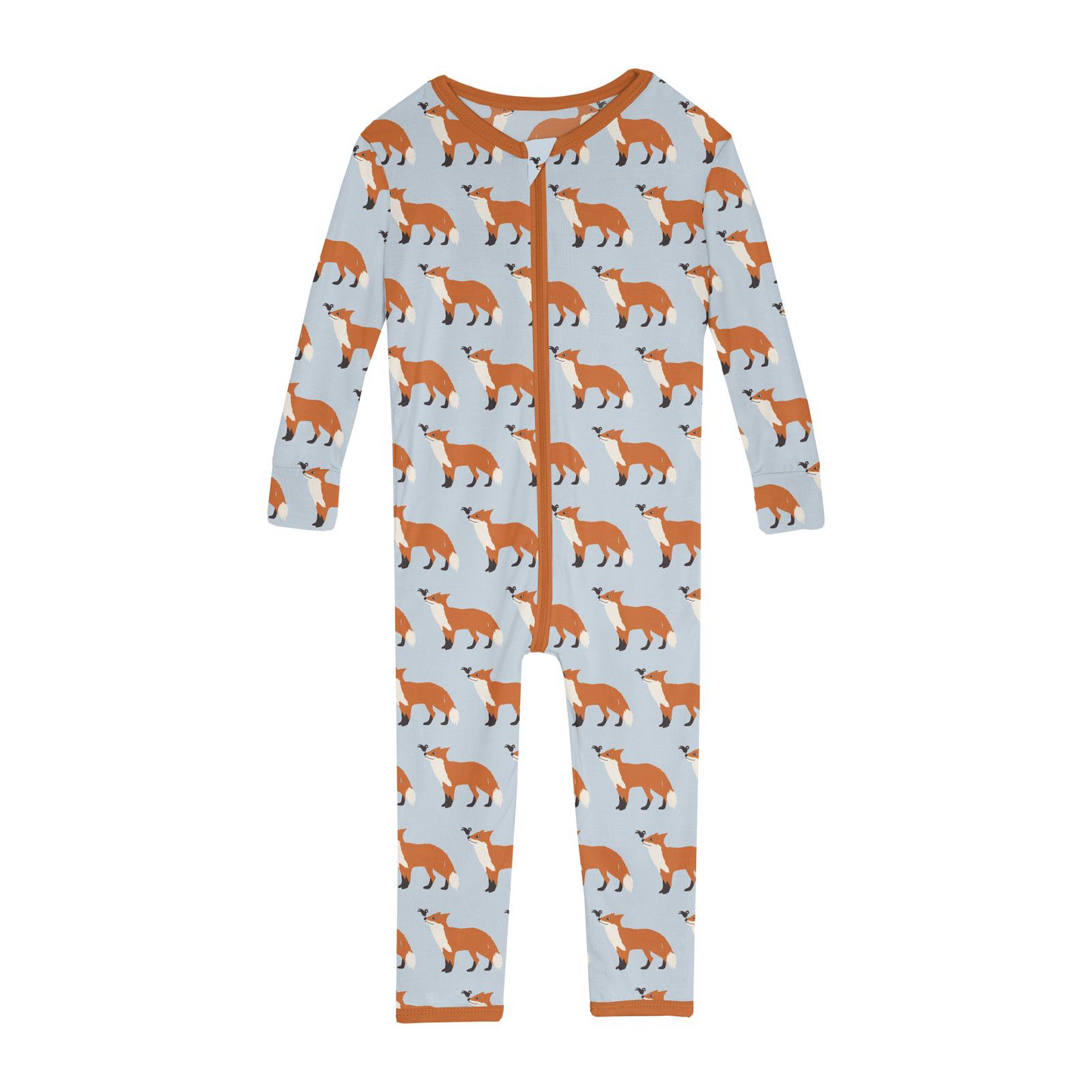 Illusion Blue Fox & The Crow Convertible Sleeper with Zipper