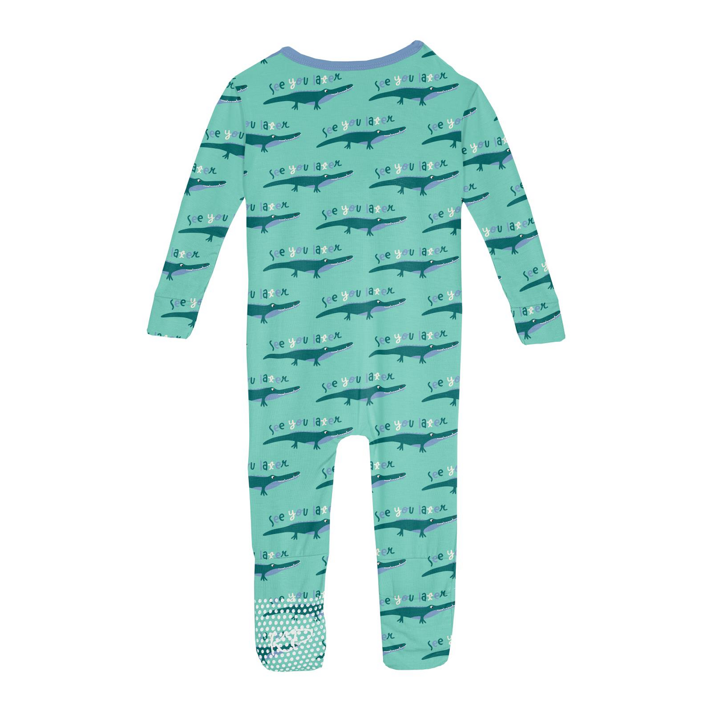 Glass Later Alligator Convertible Sleeper with Zipper