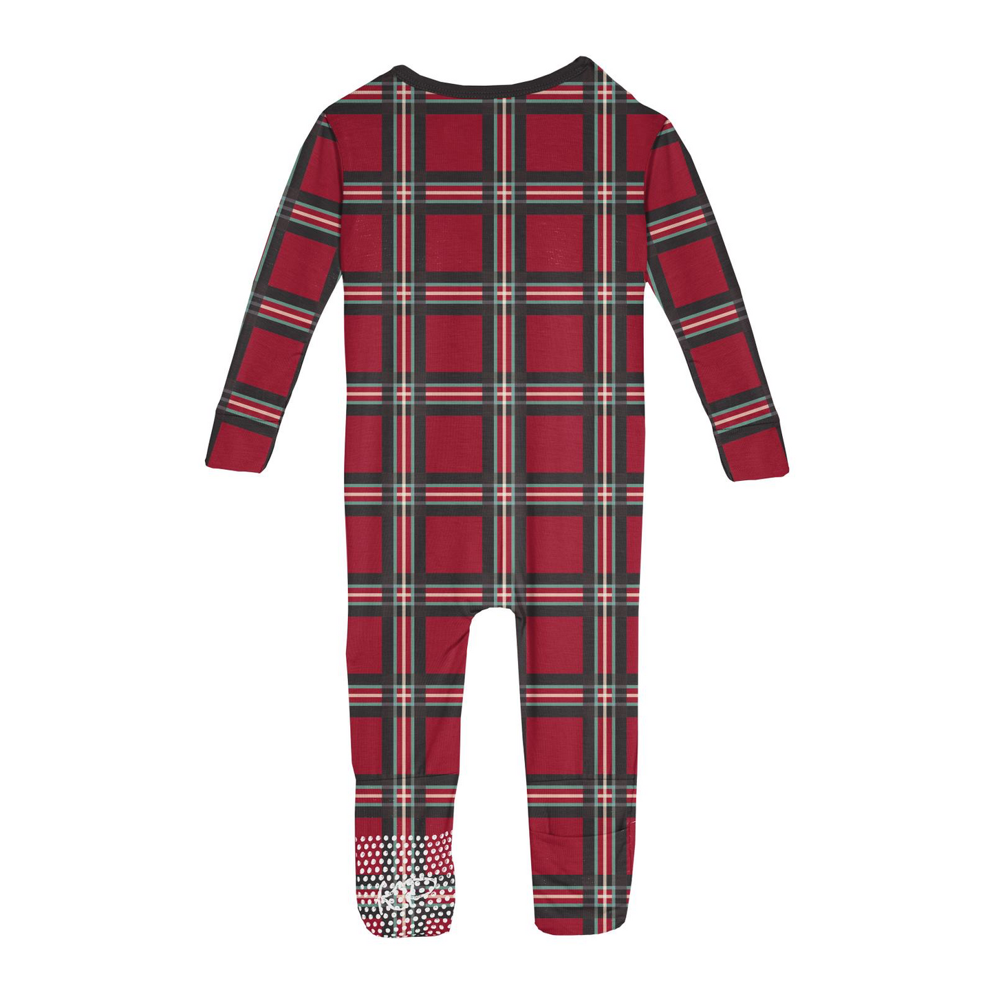 Classic Holiday Plaid Convertible Sleeper with Zipper