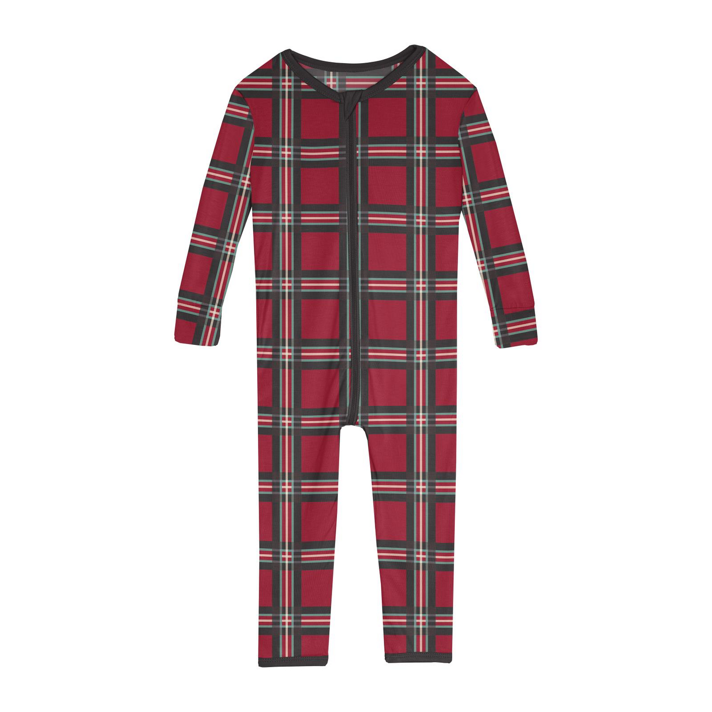 Classic Holiday Plaid Convertible Sleeper with Zipper