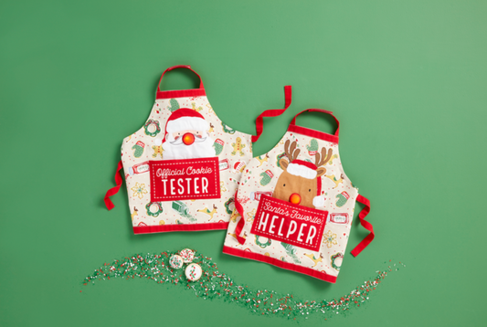 Christmas Light Up Aprons