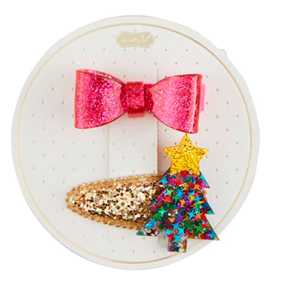 Mud Pie Christmas Hair Clips