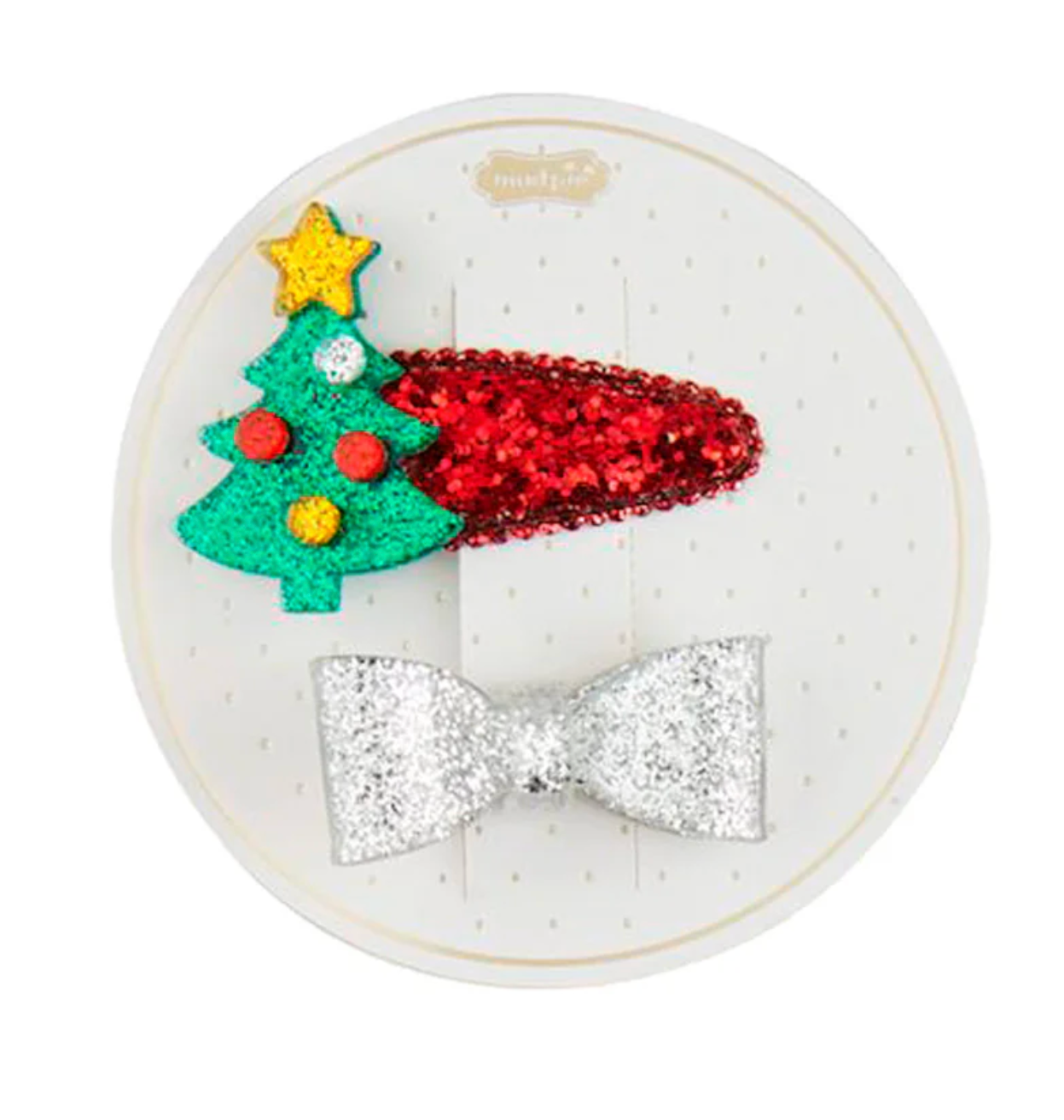 Mud Pie Christmas Hair Clips