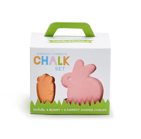 Cupcakes & Cartwheels Bunnies+Carrots Chalk Set