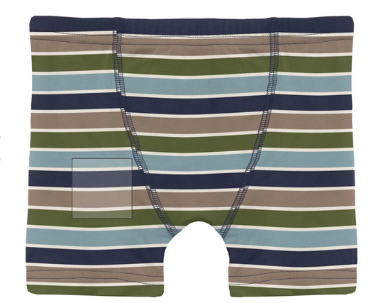 Boys Print Boxer Briefs - Fall Vibe Strip