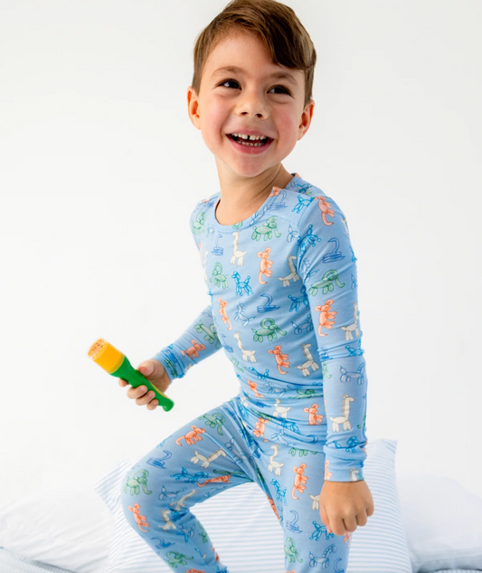 Glow in the Dark PJs - Blue Party Animal
