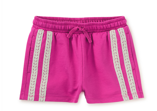 Crotchet Sporty Shorts - Pink