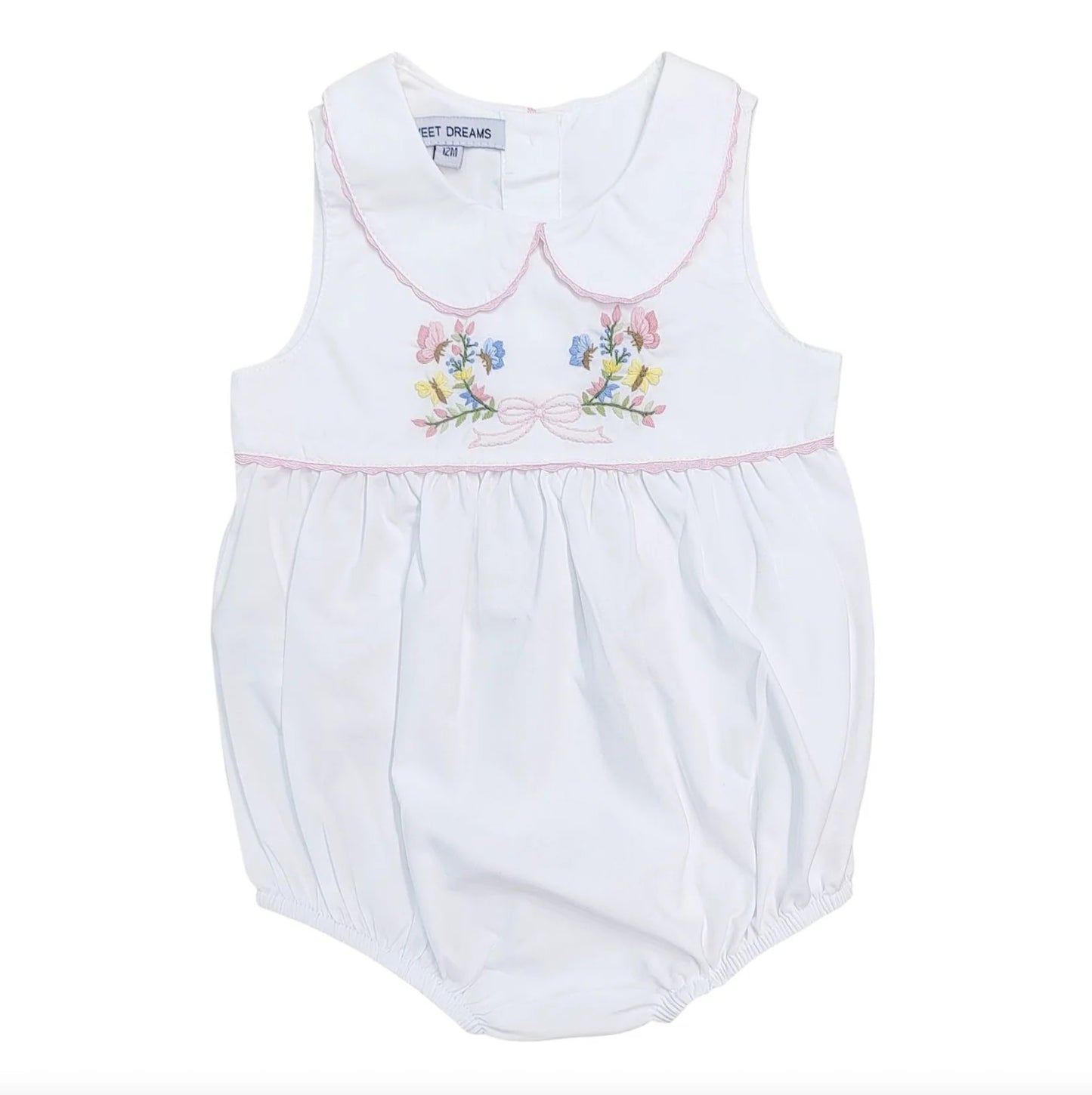 Bow, Flower, Butterflies | Embroidered Bubble