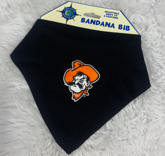 Pistol Pete Black | Bandana Bib