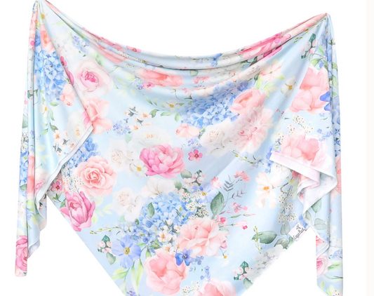 Genevieve | Knit Swaddle Blanket