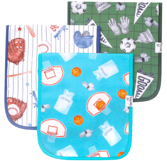 Single Burp Cloth | Sports Medley