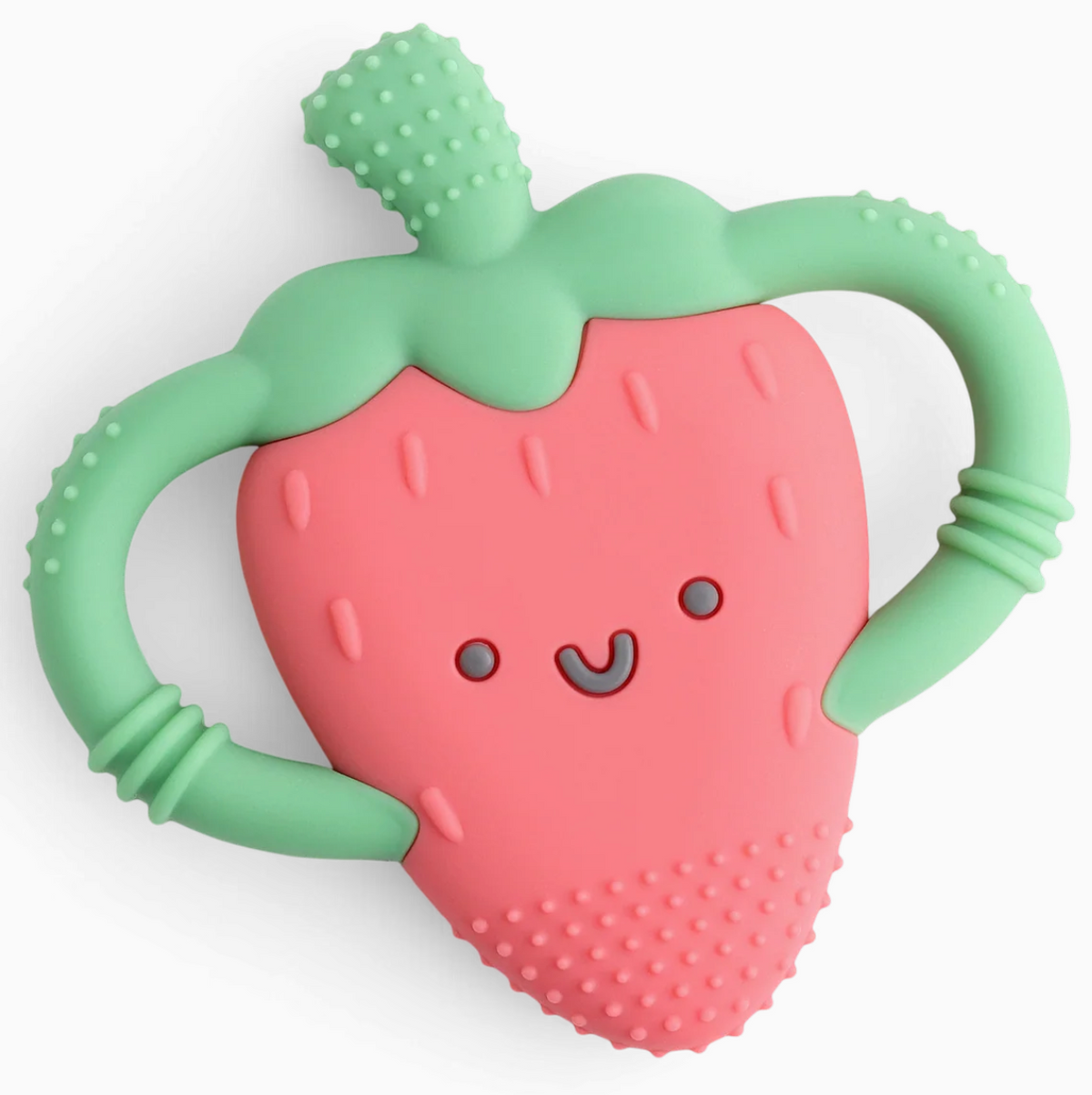 Itzy Ritzy | Silicone Handle Teether Strawberry