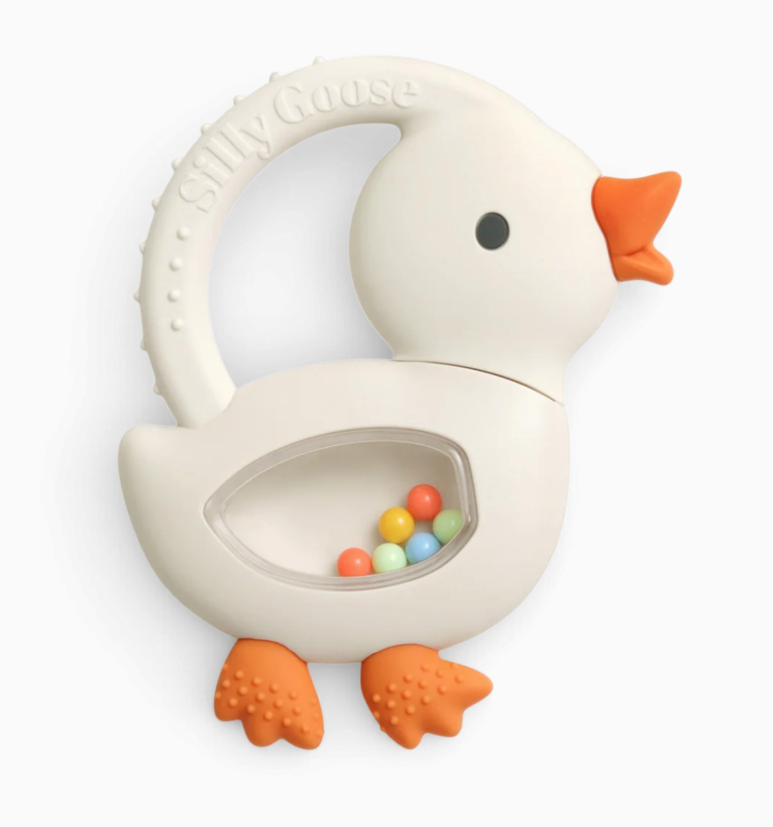Itzy Ritzy | Shake Rattle Teether Goose