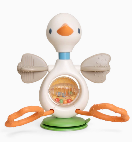 Itzy Ritzy | Twist & Bop High Chair Toy Goose