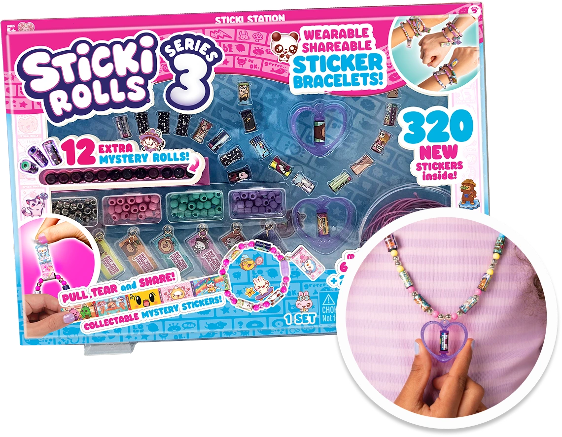 Sticki Rolls Series 3 Sticker Bracelet Set